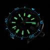 Strap Men's Diving Watch Retro Bubble Mirror Sapphire Crystal NH35 Automatic Sports 200M Waterproof Wristwatches