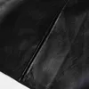 Czarny PU Skórzany Spódnica Kobiety 2021 Nowy Midi Sexy Wysokiej Talii Bodycon Split Spódnica Office Ołówek Spódnica Długość kolana Plus Rozmiar X0522