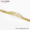 75468 xuping jóias personalizadas luz luxo simples elegante charme moda virgem mary rosa senhora bracelete