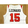 Nikivip Mens San Diego State Aztecs＃15 Kawhi Leonard College Basketball Jersey