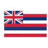 Nieuwe Hawaii Staat Vlag HI Staat Vlag 3x5FT banner 100D 150X90 CM Polyester messingsdichtingsringen custom vlag EWE73633391812