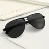 2021 Top Designer Metal okulary mody Pilot Pilot Men Sun Sunglasses Uv400 Styl komercyjny z Box332C