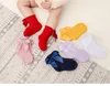 Bambine principessa calzini a 8 colori bambini bowknot estate cavo out calzes brows bows schows studente hosiery s1265