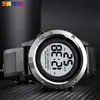 Skmei LEDデュアルタイム腕時計腕時計メンズスポーツデジタルメンズウォッチ防水10年バッテリーアラームクロノクロックモントトホム1518 Q0524