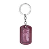 2024 Trump Print Key Ring Campaign Flag Pendant Rostfritt stål Keychain Jag är tillbaka Nyckelring U.S. Presidential Campaign