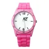 Модные брендовые наручные часы для женщин и мужчин унисекс с силиконовым ремешком кварцевые с логотипом часы N05