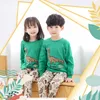 Kinderen pyjama pak jongen meisje zebra krokodil patroon vrijetijdslijtage set herfst en winter kleding broek 27YW J2