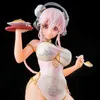 18cmアンミーフィギュアレストランシリーズスーパーチャイナドレスver。セクシーなアニメフィギュアスーパーOマンダリンドレスPVCアクションフィギュアToys H11244759302