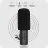 Telefon için Mini Mikrofon Taşınabilir Röportaj Stereo Kondenser Kamera Mic için Mic Iphone Huawei Video Kayıt Youtube Tiktok