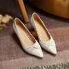 Meotina Pumps Frauen High Heel Schuhe Spitz Zehe Plissee Mode Schuhe Weibliche Seltsame Stye Heels Party Schuhe Beige Große Größe 40 210520