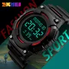 Skmei Men Sport Watch 5bar防水高級ブランドファッションウォッチマルチファンクションアラームデジタルウォッチRelogio Masculino 1248 Q0524