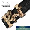 JXQBSYDK New Chinese Dragon Fashion Cool Men Belts Crocodile Pattern Male Waist Strap Mens Leather Belts Hommes Ceintures Factory price expert design Quality