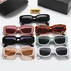 Lunettes de soleil pour femmes PR Designer Men Glasses Lédies Style Stage High Quality Fashion Concave Convex Miroir de ligne tridimensionnelle FRA304L