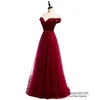 Sweety Sexy Sweetheart Sequins A-Line Red Formal Aftonklänningar 2021 Scoop Ruffles Tulle Lace Up Cocktail Prom Party Gowns E20