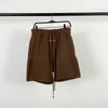 Erkek Şortu Kendi Tasarım 2021fw Polar Yarım Pantolon Sokak Moda Shortpants Hiphop Pamuk Hoodie