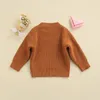 Pullover 9 cores Criança menino menino meninas suéteres sólidos 0-6y Autumn Winter Rous