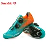 Santical Carbon Fiber Men Road Road Road Two Tiethlon Triathlon Zapatillas Ciclismo MS17007 Footwear