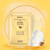 Ansiktsmaskmaskerskalar Hydrating Snail Essence fuktgivande kollagen krymper porerar anti-aging hudvård mascarilla svart ansikte 50 datorer mycket superkvalitet