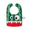 Partihandel 15 stil baby ins lite tecknad monster bibs burp nya barn jul halloween ren bomull dubbel lager bibs burp cloths 561 y2