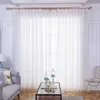 Luxe Dentelle Gris Broderie Voile Rideau pour Salon Sheer Mesh Tissu Tulle Rideau pour Chambre Fenêtre Drapé S560 # C 210712