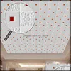 Stickers muraux Décor à la maison Jardin Décoratif 3D Autocollant Stéréo Plafond Panneau Toit Décor Mousse Papier Peint Auto-Adhésif Étanche DIY Living R