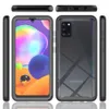 Heavy Duty Full Protection ShockoProof Fodral för Samsung Galaxy A31 Soft TPU + PET Front Film Transparent Acrylic Hard PC Back Cover