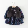 Girls Dress Autumn Style Baby Princess Velvet long-sleeve Party es Clothes Clothing 210515