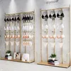 Underwear store display rack Commercial Furniture cabinet underwears floor middle island racks double-sided socks show bra shelf