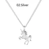 Moda Złoto Unicorn Horse Alloy Clavicle Chain Ladies Biżuteria Naszyjnik Styl Dobry prezent dla przyjaciela