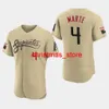 Jersey Hommes Femmes Jeunes # 13 Nick Ahmed 40 Madison Bumgarner 4 Ketel Marte 51 Randy Johnson Custom Gold Connect