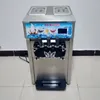 Machine à crème glacée molle à trois saveurs, commerciale, bureau, fabricants de cônes sucrés, vente