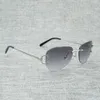 Vintage Rimless C Wire Sunglasses Men Eyewear Women For Summer Luxury Eyeglasses Men Glasses Frame Oculos De Sol Las Gafas3951131