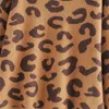 Otoño Invierno suéteres de mujer de gran tamaño leopardo manga larga grueso cálido tejido Jumper Casual suelto suéteres mujer C-222 210522