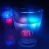 LED kostki lodu światło aktywowane wodą lampa błyskowa Luminous Cube Lights świecące indukcyjne bary urodzinowe weselne Drink Decor