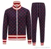 Vårens höst New Fashion Casual Mens Sportswear Zipper Jacket and Pants