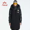 Astrid Winter arrivo donna piumino con collo in pelliccia cappuccio stile fshion lettino invernale lungo AR-3022 210910