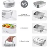 Electric Lunch Box Food Heater Warmer Container Stainless Steel Travel Car Work Heating Bento Box 12V 24V 110V 220V US EU Plug 210925