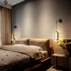 Gold Black LED Wall Lamp For Living Room Bedroom Modern Bedside Lights Home Indoor Sconces AC 110V 220V