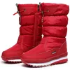 Boots Winter Snow Women s High Tube Cotton Thickened Waterproof Non slip Plus Veet Size Shoes