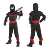 Kids Boys Black Ninja Cosplay Costume Assassin Warrior Children Carnival Costumes Birthday Party Halloween Christmas Clothes Y0913