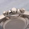 ノークロノグラフ116509腕時計ステンレス鋼隕石ダイヤモンドホワイトゴールド彫刻40mm自動メンズ