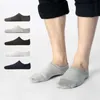 10 Pairs Bamboo Fiber Men's Socks Mesh Short Boat Socks Men No Show Low Cut Socks invisible Anti-slip Breathable Calcetines 210727