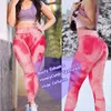 FitTitoo Женщины Ruched Butt Leggings Высокая Талия Капризы Брюки Tummy Control Растягивающие Тренировки Леггинсы Текстурированная сексуальная добыча выброшена 211203