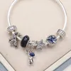 2022 nouveau bracelet de charme de conception d'étoile de lune populaire pour hommes et femmes bracelets en alliage bleu bracelets cadeau deux choix de style53653101024826