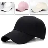 Ungdomsbarn baseball hatt bomull snapback unisex trucker cap justerbar vanlig svart röd vit rosa