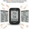 Coospo Wireless Cycle Cykeldator GPS Speedometer Odometer 2.4 tum BLE5.0 ANT + APP SYNC SENSOR Vattentät med konsol 201120