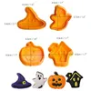 4 Pieces/Set of 3D Cartoon Biscuit Sweet Cake Mould DIY Halloween Sugar Turning Spring Three-dimensional Pumpkin