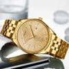 Luxo Golden Watch Men Chenxi Brand Negócio de Aço Inoxidável Quartzo Mens Relógios De Pulso Impermeável Relogio Masculino Q0524