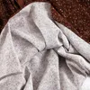 Robes décontractées Woherb Fashion Automne Vintage Maxi Robe pour Womens Hiver Pull floral Tricoté Patchwork Coréen Vestidos 4G683
