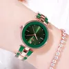 Montres-bracelets de luxe élégant multicolore en acier inoxydable ceinture montre pour femme Quartz étanche fille Relogio cadeau femmes montres